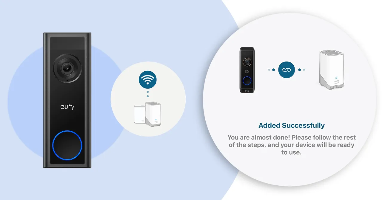 Eufy Doorbell + HomeBase Setup