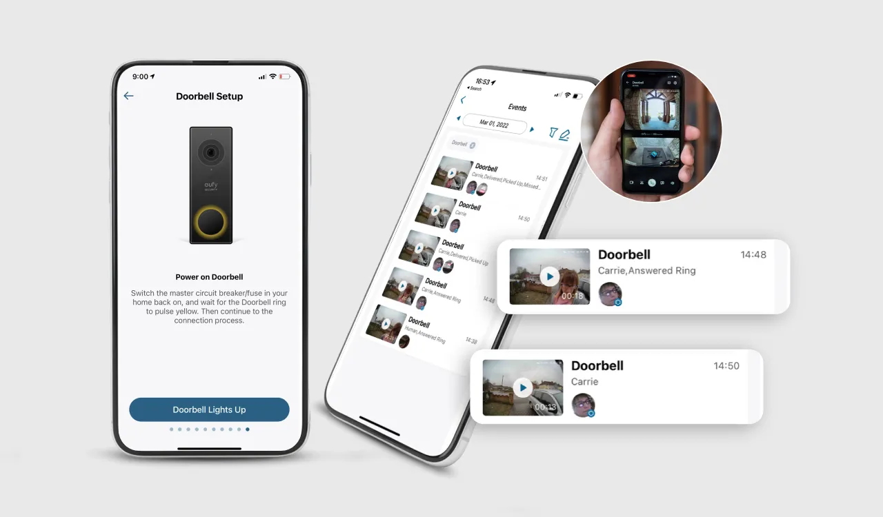 Eufy Doorbell Setup via App