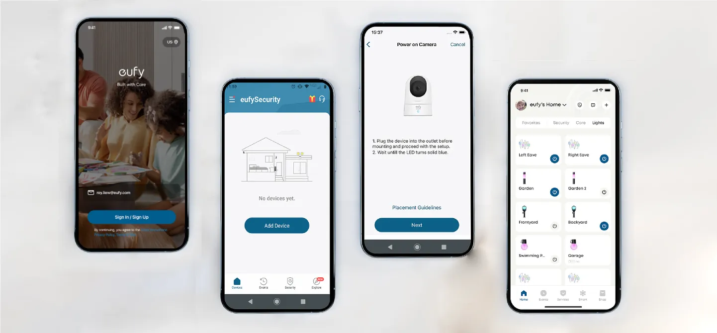 Setup Eufy Using App
