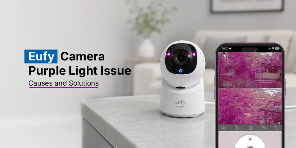 Fix Eufy Camera purple light issue