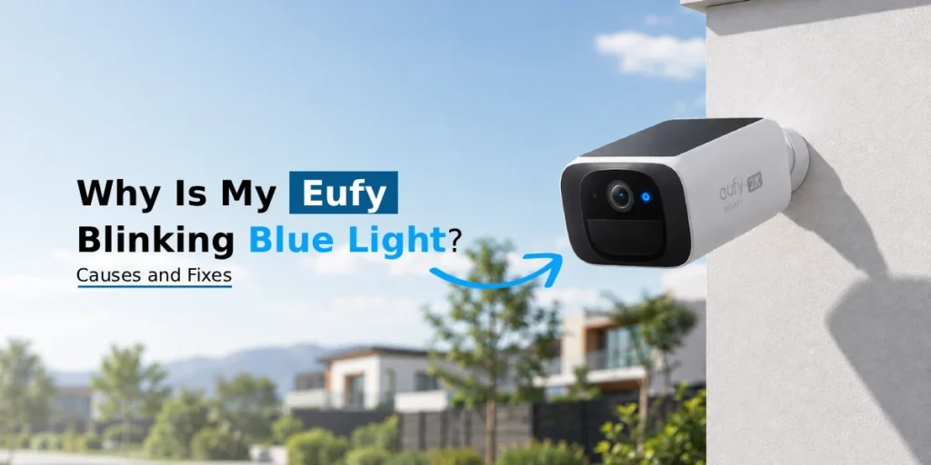 Eufy Blinking Blue Light